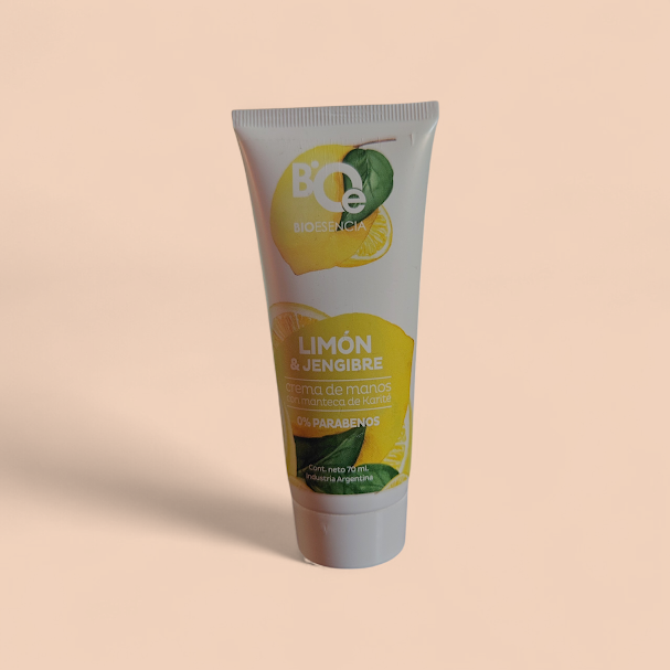 Crema de manos Karité con Jengibre & Limón
