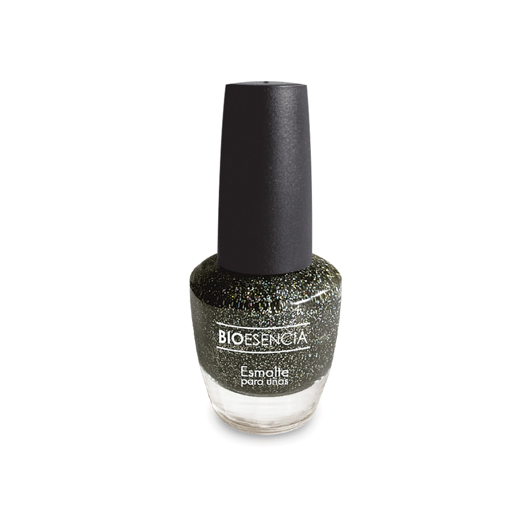 Esmalte holográfico negro galáctico
