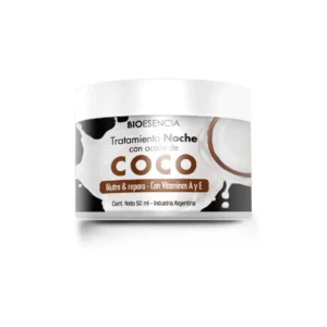 Crema facial noche de coco