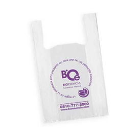 Bolsa de entrega tipo camiseta 40 X 50 - (pack por 100 unidades)